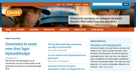 schermafdruk: divosa.nl