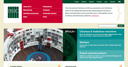 schermafdruk: ifla.org