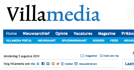 schermafdruk: villamedia.nl